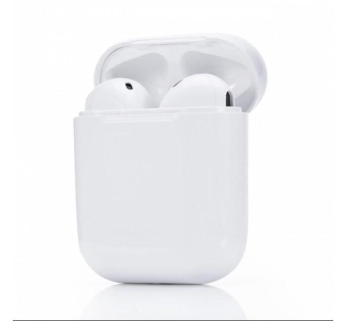 Бездротові навушники i8 mini TWS з боксом для заряджання White