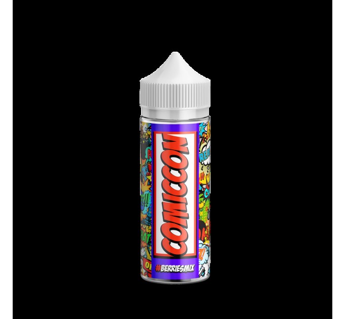 Жидкость для электронных сигарет Comiccon Berries Mix 4 мг 60 мл (Малина и голубика)