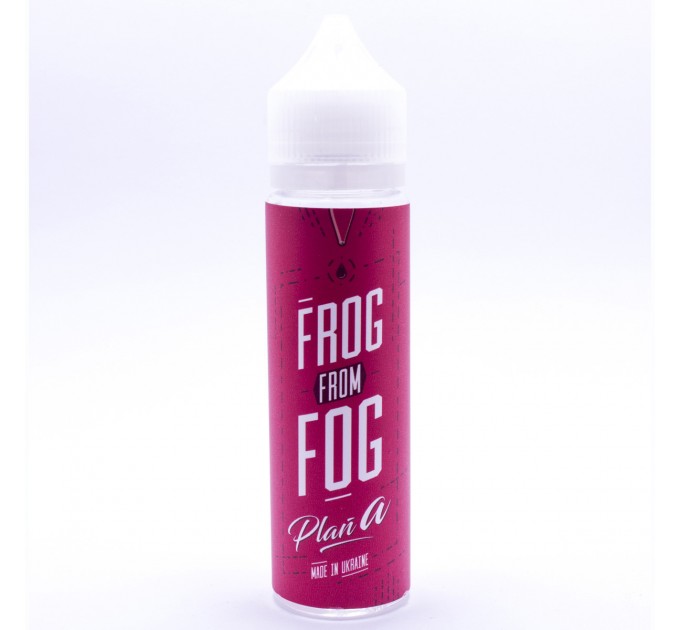Рідина для електронних сигарет Frog from Fog Plan A 0 мг 60 мл (Чорниця + малина + льодяник)