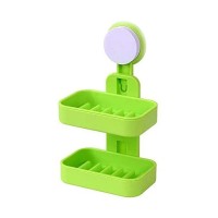 Мильниця подвійна Soap Box Double Layer на присосці (Green)