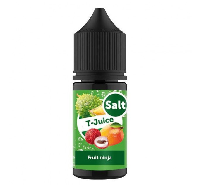 Жидкость для POD систем T-Juice Salt Fruit ninja 25 мг 30 мл (Экзотические фрукты) 