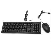 Клавиатура и мышь CMK-858 проводные (Black) 