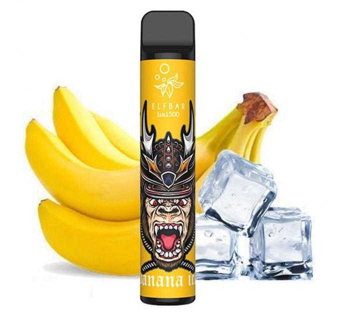 Одноразова електронна сигарета ELF BAR LUX Pod 850mAh 4.8ml 1500 затяжок Kit 20 мг, Banana Ice
