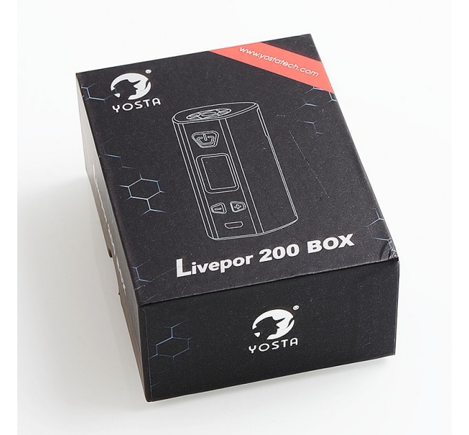 Батарейный мод Yosta Livepor 200W Box Mod Zebra