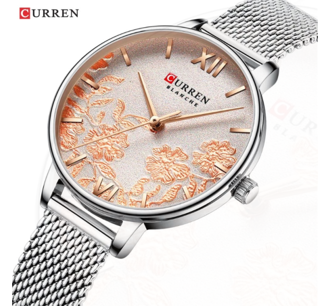 Часы наручные женские Curren 9065B (Silver) (18681)