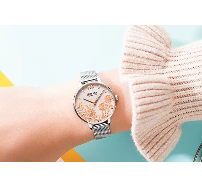 Часы наручные женские Curren 9065B (Silver) (18681)