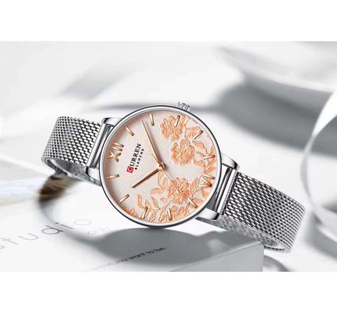 Часы наручные женские Curren 9065B (Silver) (18681)