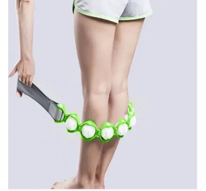 Масажер-стрічка Massage Rope роликовий (White Green)