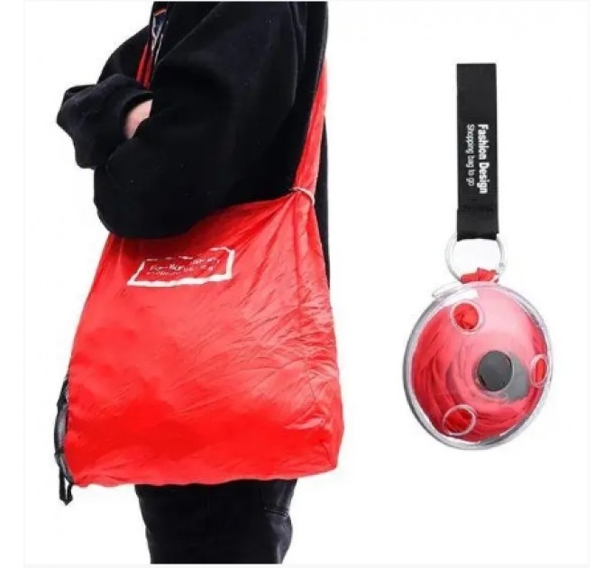 Складная сумка-шоппер Shopping bag (Red)