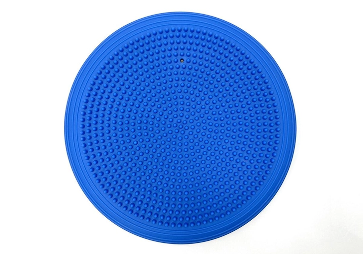 Балансировочная массажная подушка сенсомоторный балансировочный диск EasyFit 33х5 см (Blue) (16012)