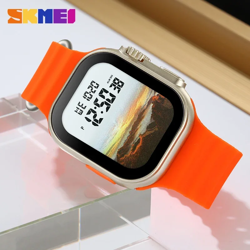 Часы наручные Skmei 2249 Original спортивные электронные цифровые (Orange, 2249OG)
