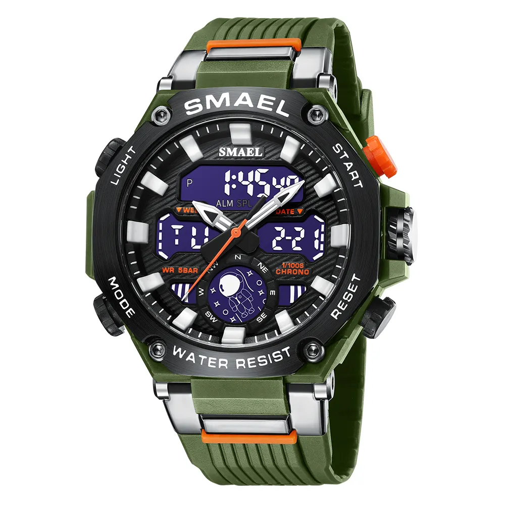 Часы наручные Smael 8069 Original (Army Green)