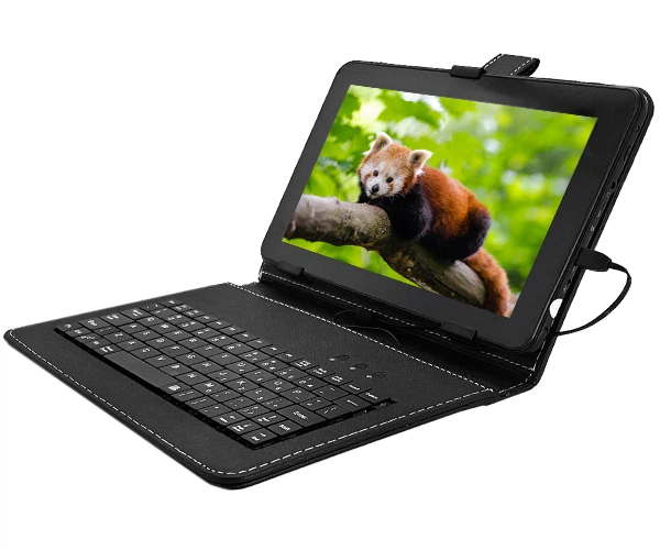 Чехол для планшета универсальный с клавиатурой Micro-USB 9.7-11