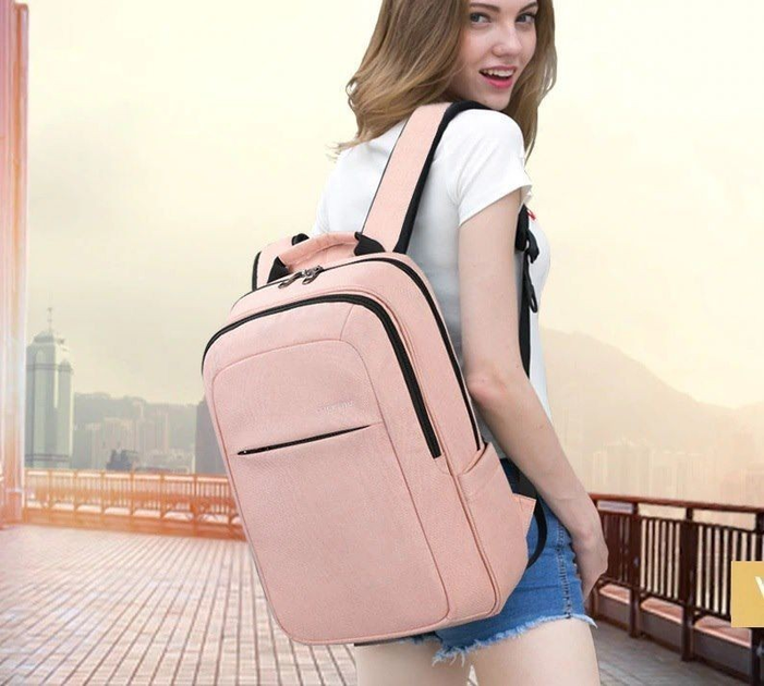 Городской рюкзак Tigernu T-B3090B 24л для ноутбука 15.6'' (Pink) (17048)