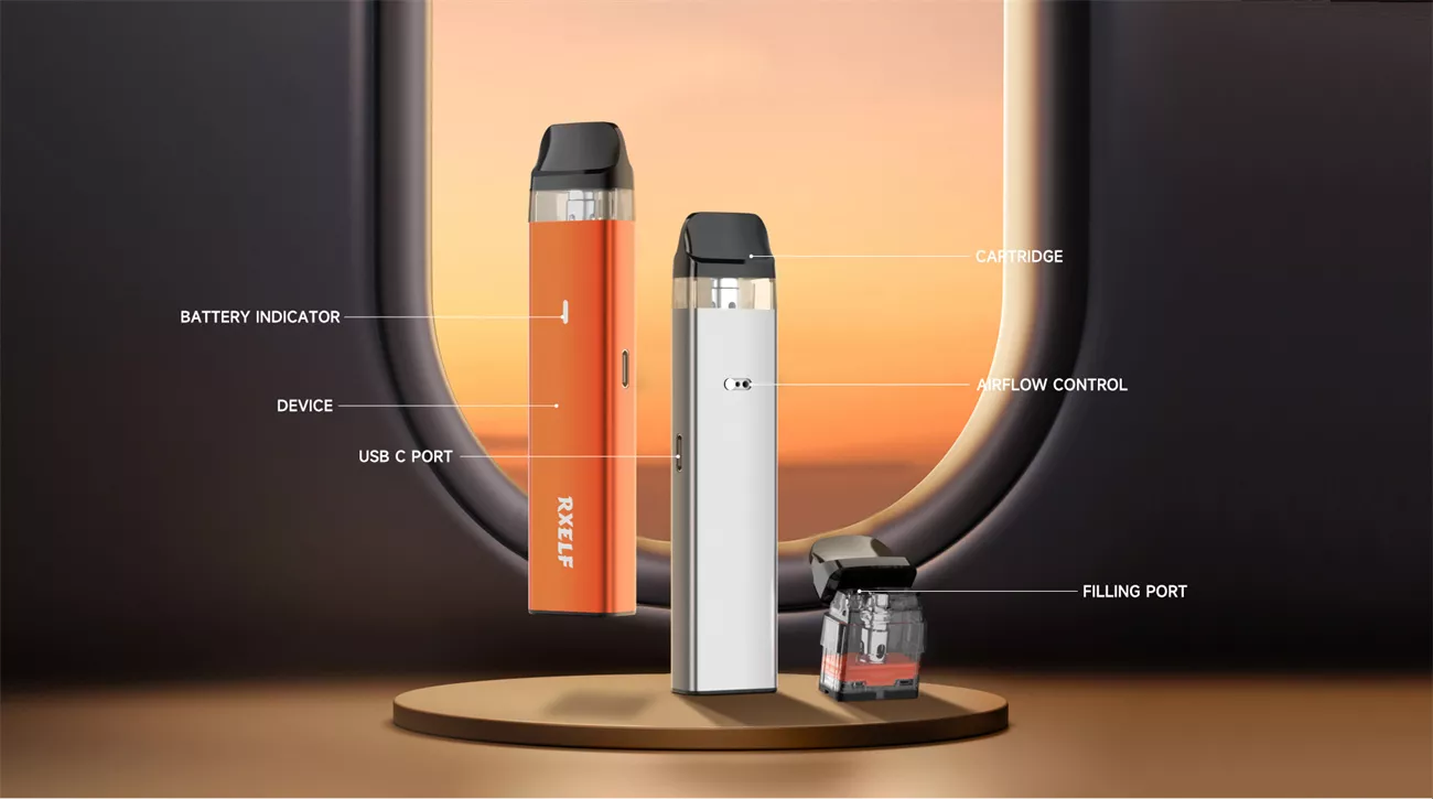 Набор RXELF XMate C Pod 650mAh 2ml Original Kit (Icy Silver) (18563)