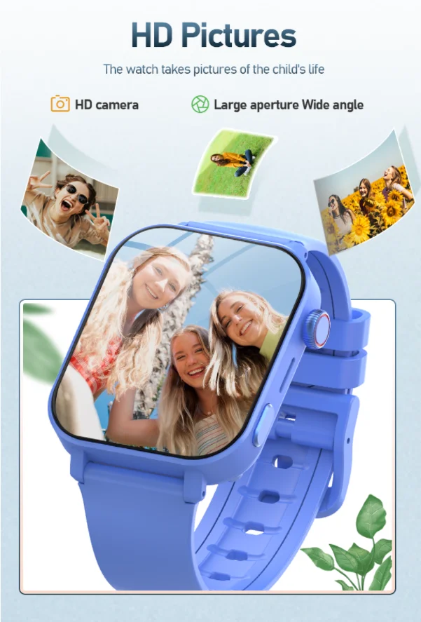 Смарт часы-телефон детские Wonlex KT36 Original с видеозвонком WI-FI GPS SIM-карта (Black) (18348)