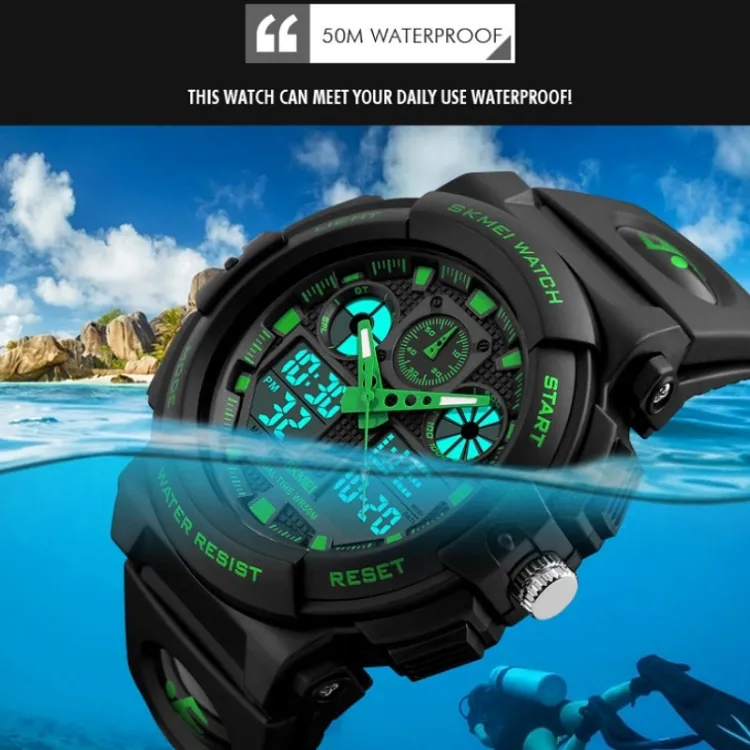 Часы наручные Skmei 1270 Original (Green, 1270GN) (17102)