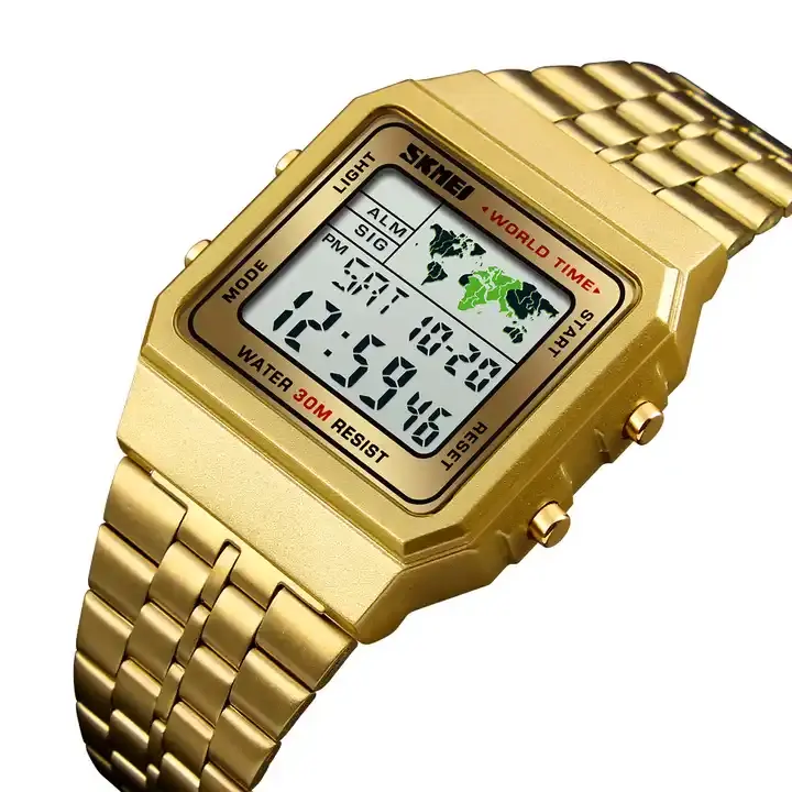 Годинник наручний Skmei 1338 Original (Gold, 1338GD) (15944)