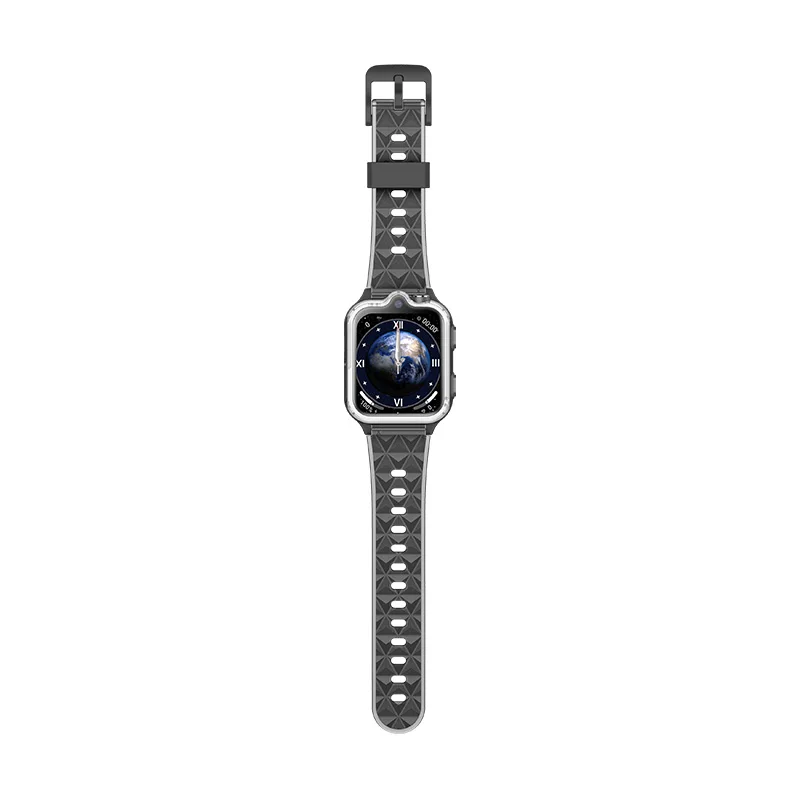 Детские смарт-часы Wonlex KT42 Original часы-телефон с видеозвонком GPS WI-FI и SIM-картой (Black) (19141)