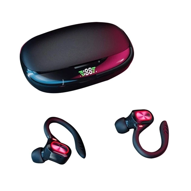 Наушники беспроводные спортивные TWS S730 с креплением за ухо (Black)