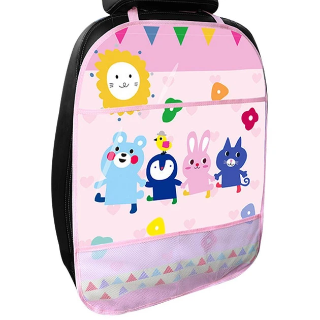 Органайзер автомобильный на переднее сиденье LVR 028 защитная накладка на спинку (Pink) (18998)