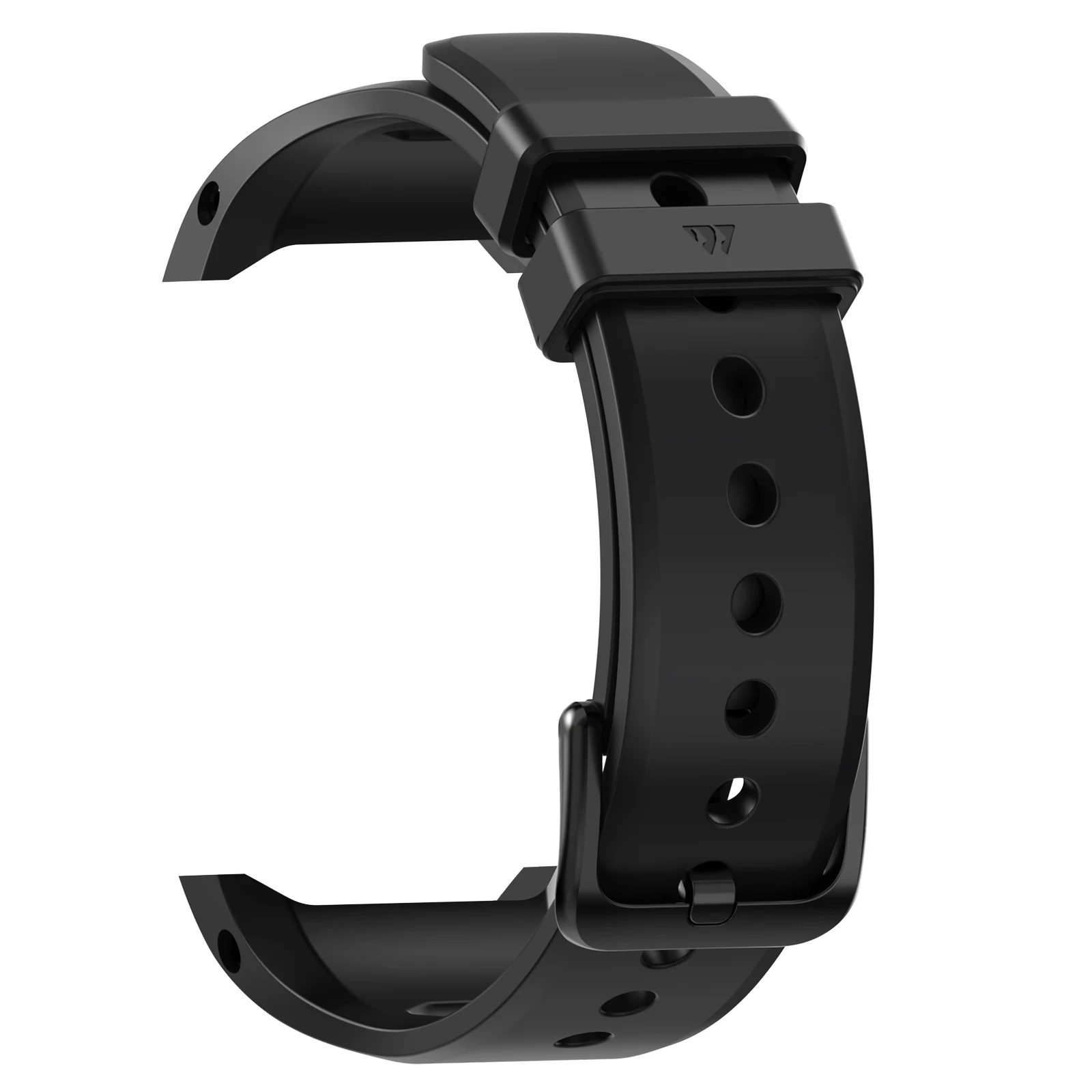Ремешок силиконовый для Смарт-часов Kospet Tank X1 Original (Black)