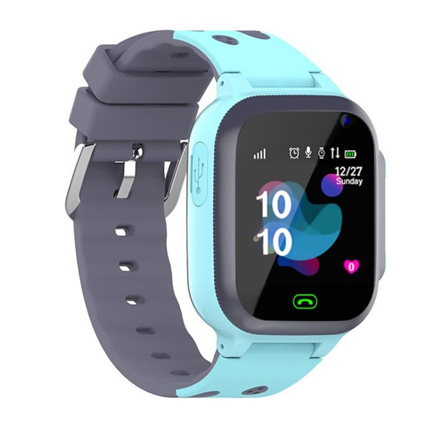 Смарт-часы детские Z1 GPS 4G с камерой WI-FI GPS SIM-карта Original силиконовый ремешок (Blue)