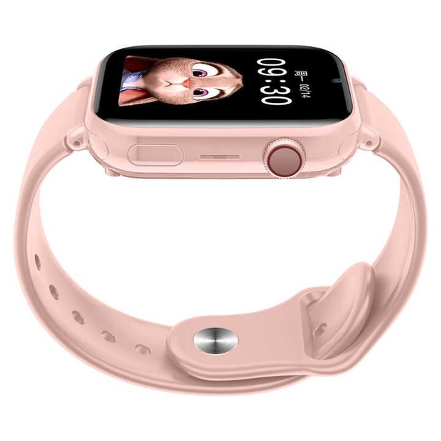 Детские смарт часы-телефон LEMFO LT38 4G GPS SIM-карта Original геозона видеозвонок (Pink) (17825)