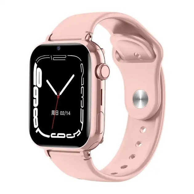 Детские смарт часы-телефон LEMFO LT38 4G GPS SIM-карта Original геозона видеозвонок (Pink) (17825)