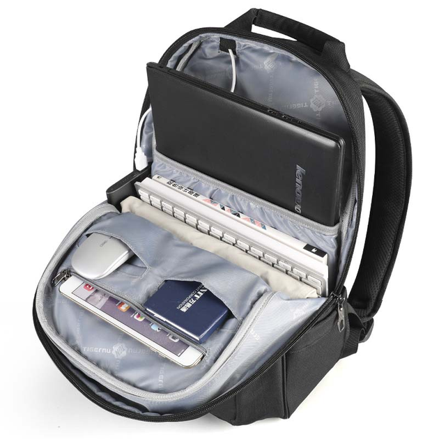 Городской рюкзак Tigernu T-B3090B 24л для ноутбука 15.6'' (Black) (17049)