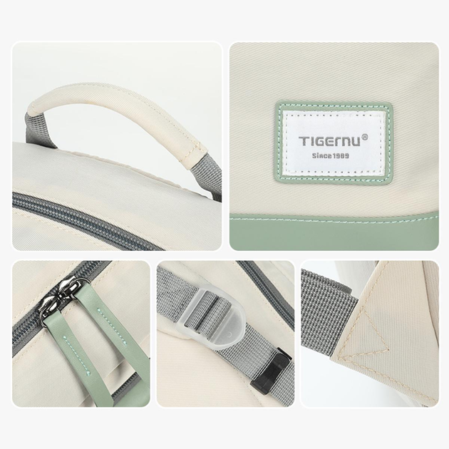 Городской рюкзак Tigernu T-B9520 для ноутбука 19.5л 15.6'' (White) (17036)