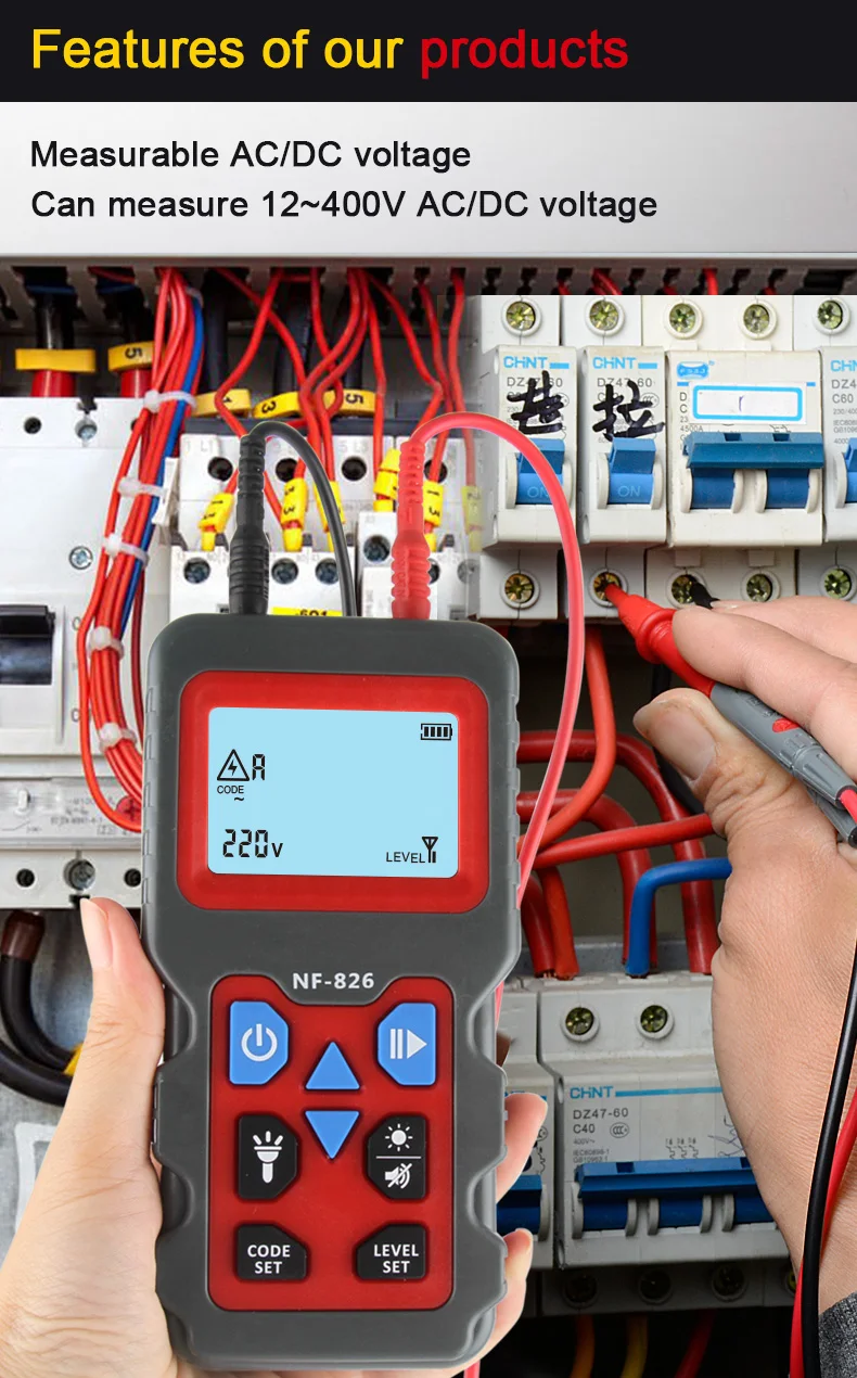 Многофункциональный кабельный тестер Noyafa NF-826  (18674)