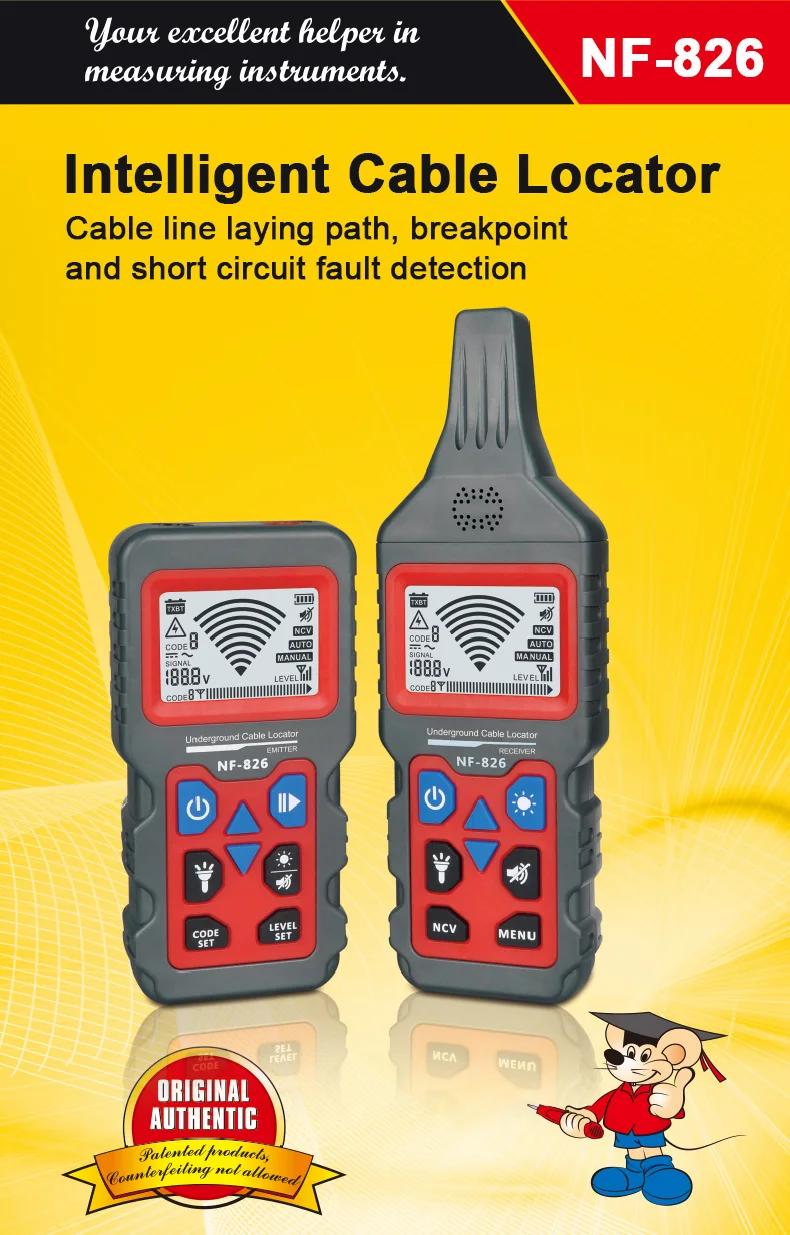 Многофункциональный кабельный тестер Noyafa NF-826  (18674)