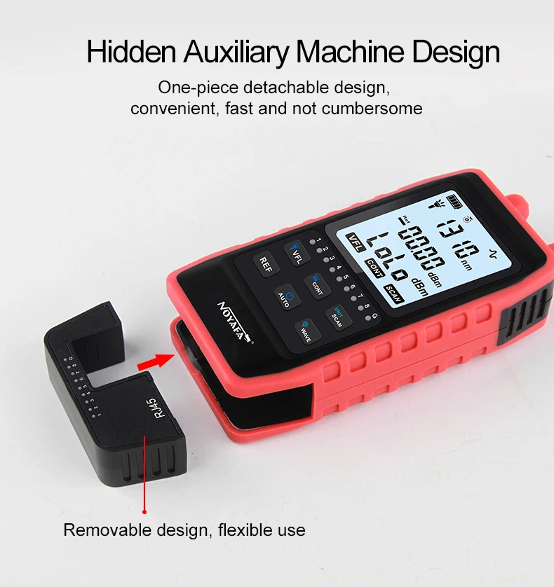 Многофункциональный кабельный тестер Noyafa NF-908S для RJ45, FC  ST  SC (18888)