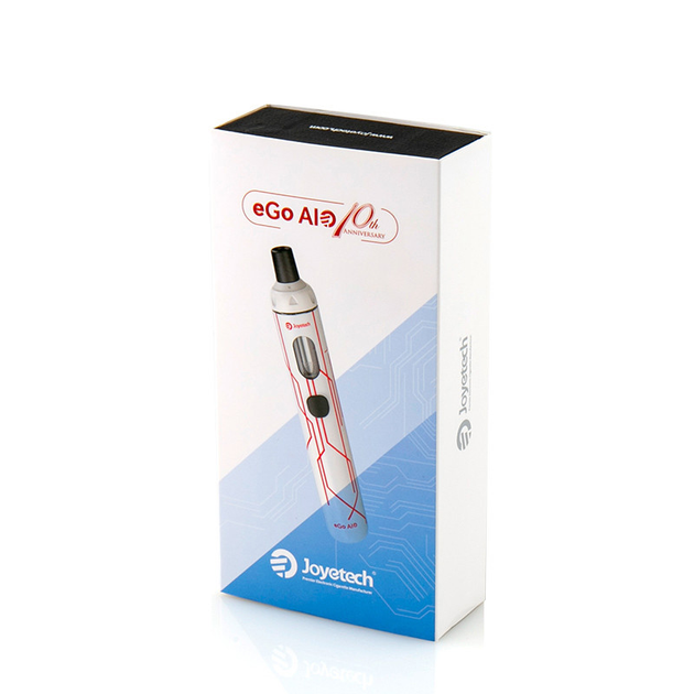 Набор POD-система Joyetech eGo AIO Anniversary Edition Pod 1500mAh 2ml Kit + 5 испарителей в подарок Вейп Kit (White) (18198)
