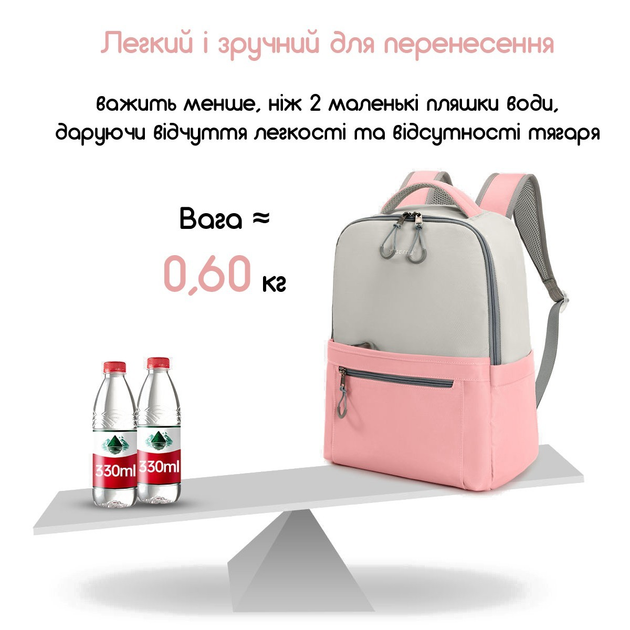 Рюкзак женский Tigernu T-B9388 для ноутбука 16л 15.6'' (Pink) (17041)