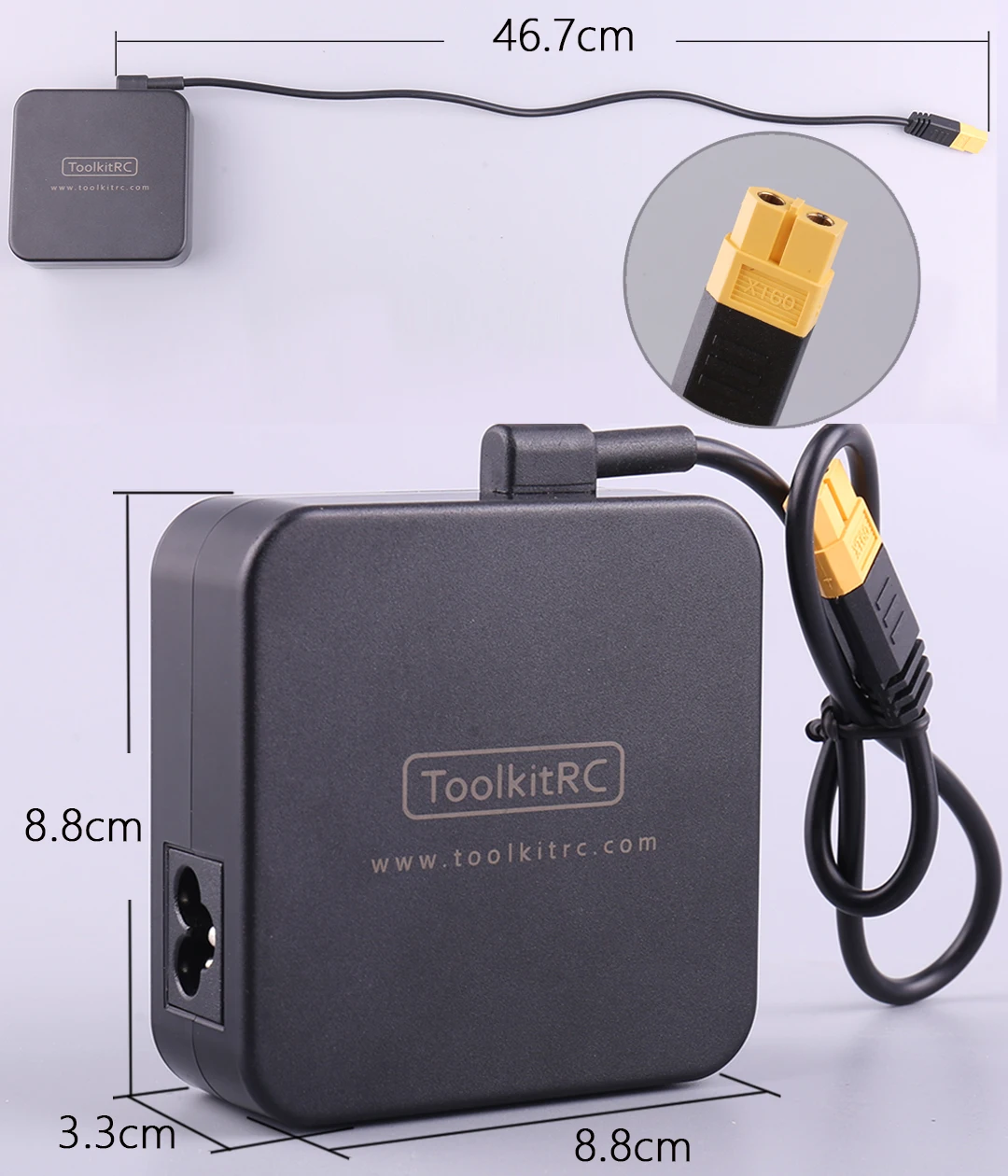 Блок питания ToolKitRC ADP100 100W 20V 5A с разъёмом XT60 для FPV M6D, M8P, M7 (Black) (18764)