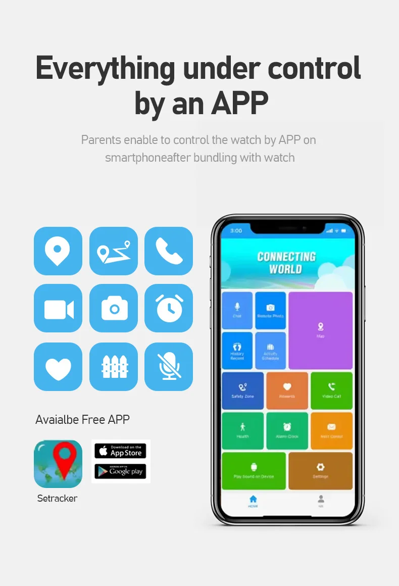 Детские смарт-часы Wonlex KT42 Original часы-телефон с видеозвонком GPS WI-FI и SIM-картой (Blue) (19142)