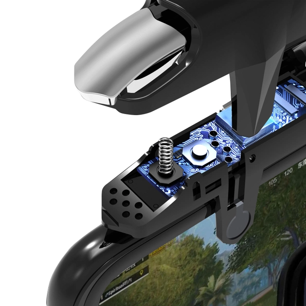 Игровой триггер для смартфона Sarafox G5 мобильный контроллер джойстик курки для телефона (Black) (19010)