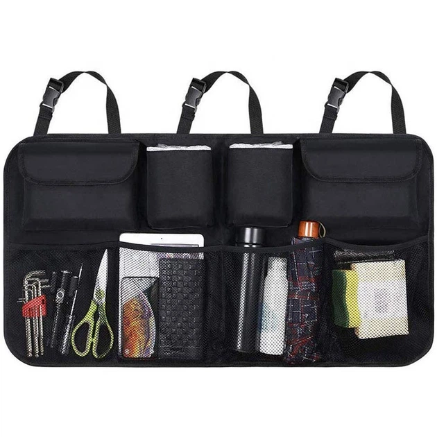 Органайзер автомобильный в багажник на спинку сиденья LVR 025 сумка на 8 отсеков (Black) (18992)