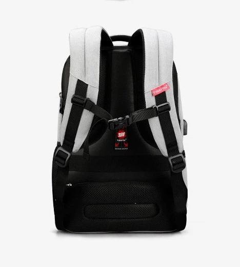 Рюкзак городской Tigernu T-B3259 с USB портом и отсеком для ноутбука до 15.6'' 18л (Black Gray) (19385)