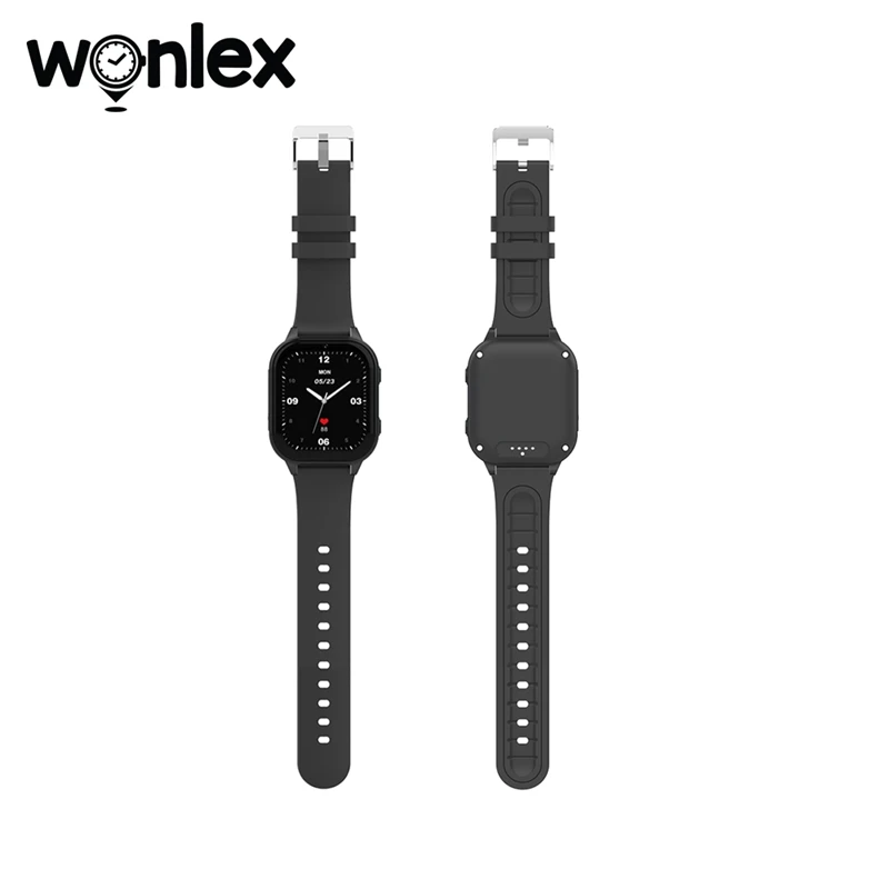 Смарт-годинник дитячі Wonlex KT19 RPO 4G з камерою WI-FI GPS SIM-карта Original (Black) (16992)