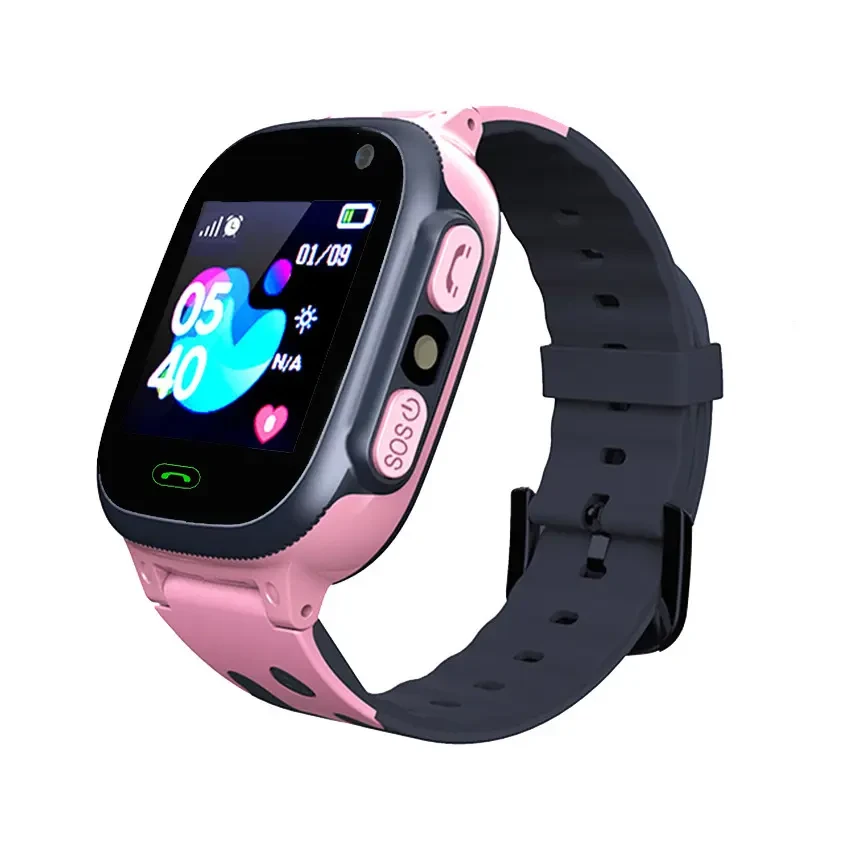 Смарт-часы детские Z1 GPS 4G с камерой WI-FI GPS SIM-карта Original силиконовый ремешок (Pink)