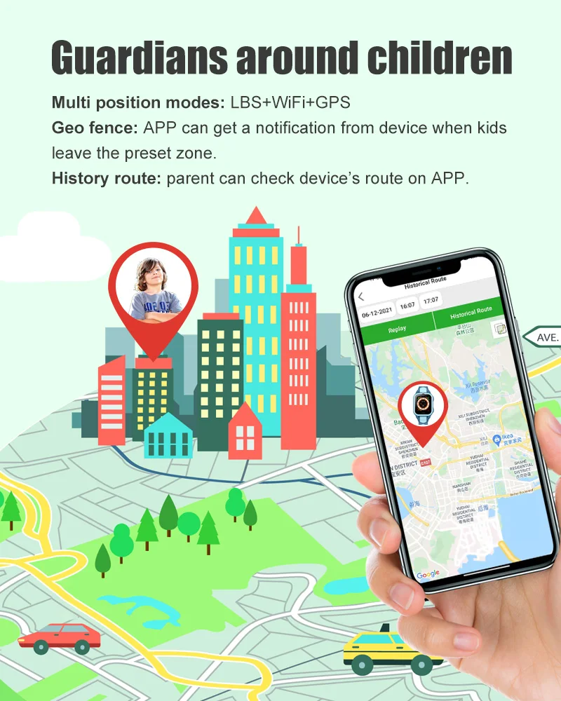 Смарт часы-телефон детские Wonlex CT21 Mini Original с видеозвонком WI-FI GPS SIM-карта (Pink) (18352)