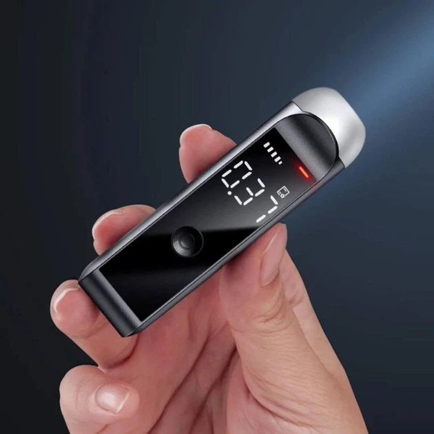 Высокоточный алкотестер с аккумулятором бесконтактный Bodasan MR10 (Black) (18569)