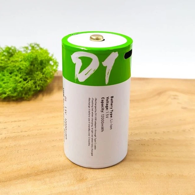 Аккумулятор тип D / R20 Smartoools 8000 mAh бочонок Li-Ion с зарядкой Type-C 1.5V (19329)