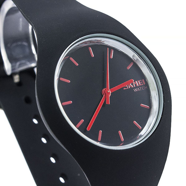Часы наручные женские Skmei 9068 Original (Black Red, 9068BKRD) (17113)