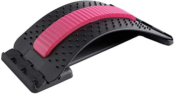 Массажер тренажер мостик Торос-Груп для спины и позвоночника Magic Back (Pink) (16009)
