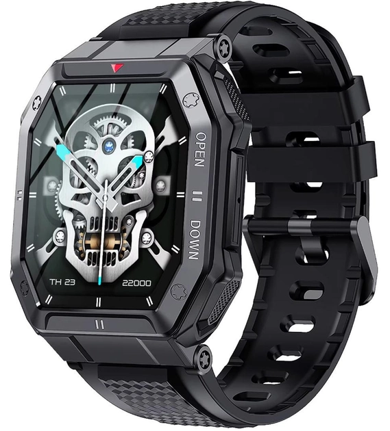 Сенсорные умные смарт-часы Sport K55 (Black)