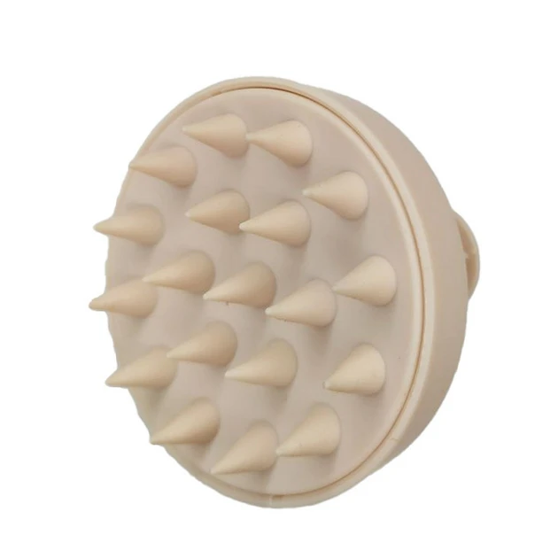 Силиконовая расческа массажер для мытья волос LVR 008 (White) (16603)